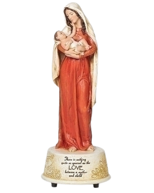Saint Mary Musical child statue