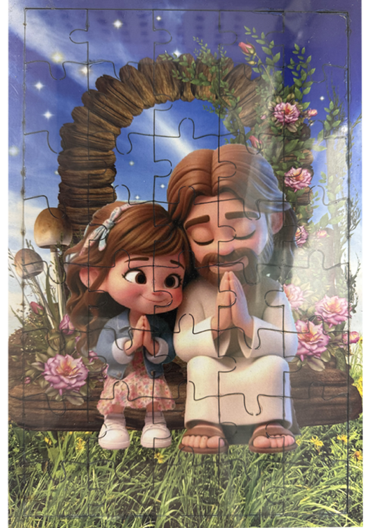 Jesus and Little Girl-Puzzle