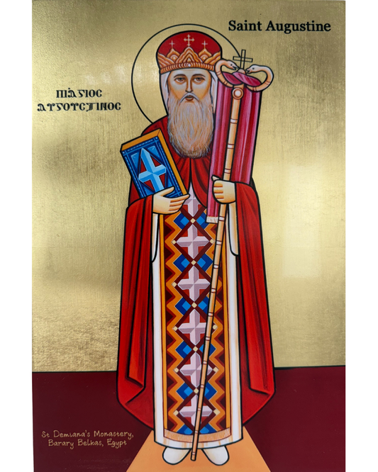 Coptic icon of Saint Augustine