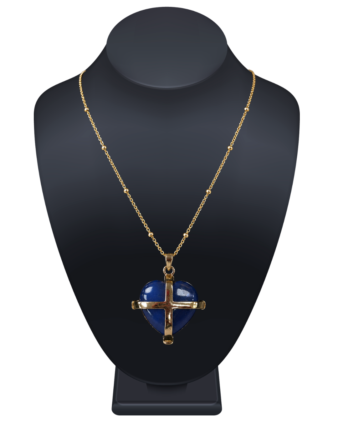 Heart Cross Necklace