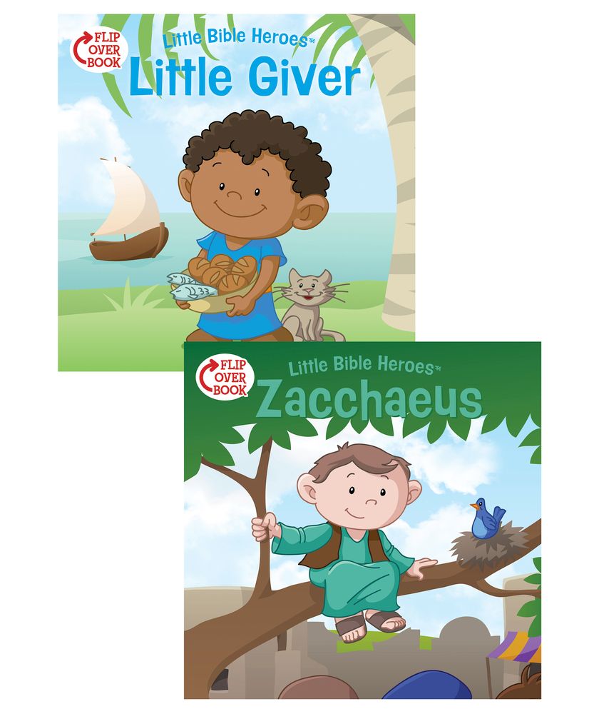 The Little Giver/Zacchaeus Flip-Over Book