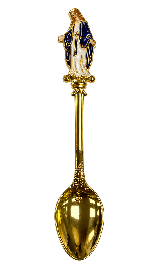 Saint Mary incense spoon
