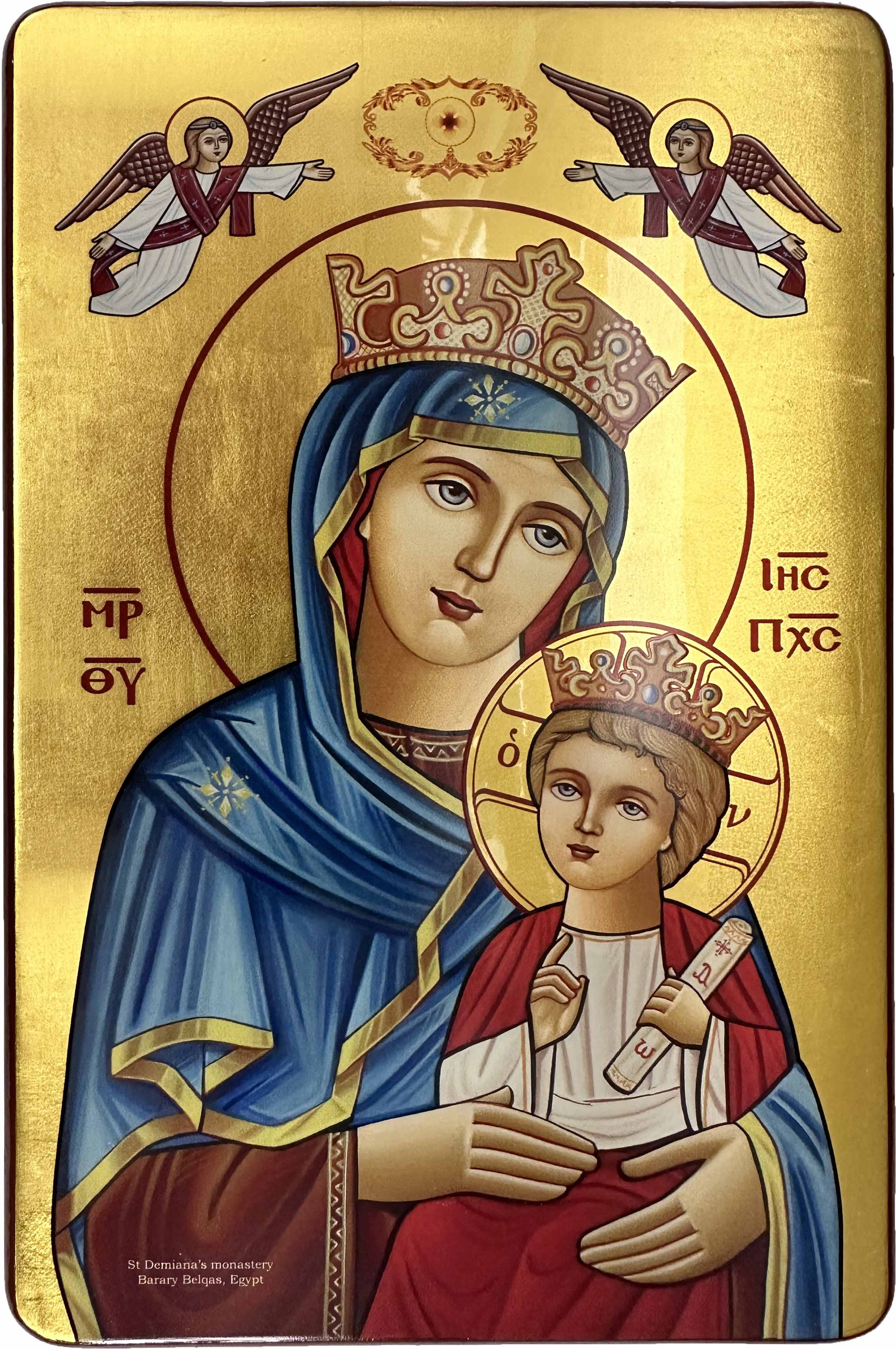 Coptic Icon of Saint Mary Style I – Saint Antony Gift shop