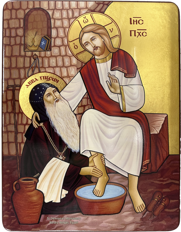 Coptic Icon Of Saint Bishoy Saint Antony Gift Shop coptic-icon-of-saint-bishoy-saint-antony-gift-shop