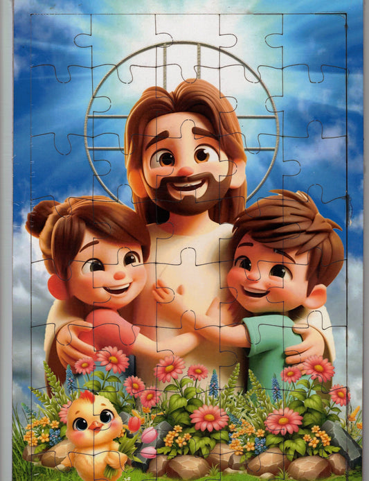 Christ Hugging Kids - Puzzle