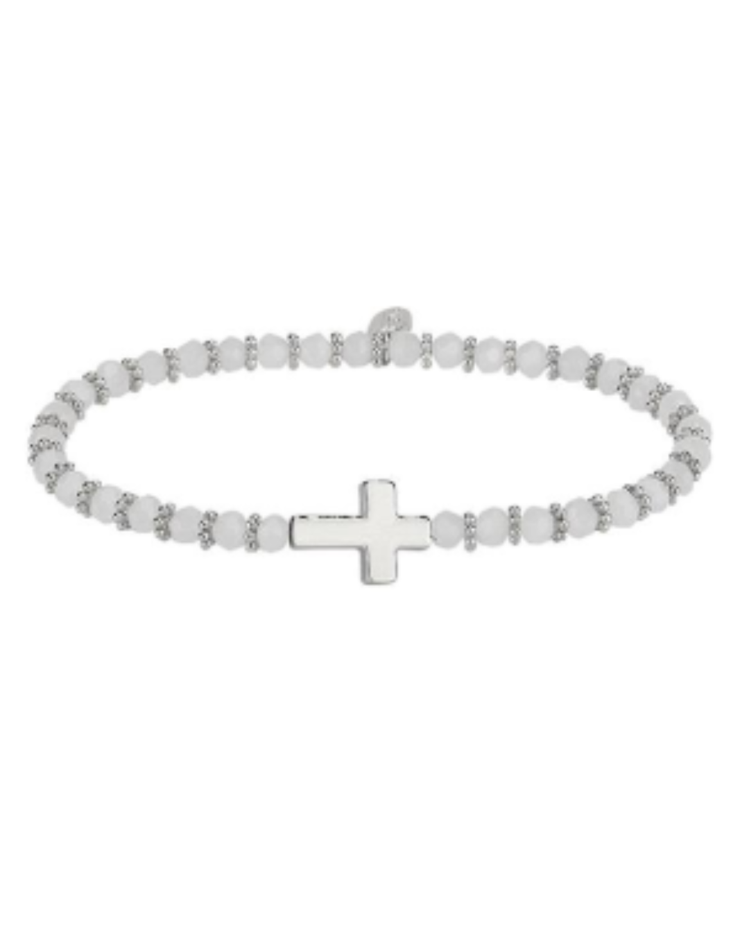 Silver Cross Bracelet