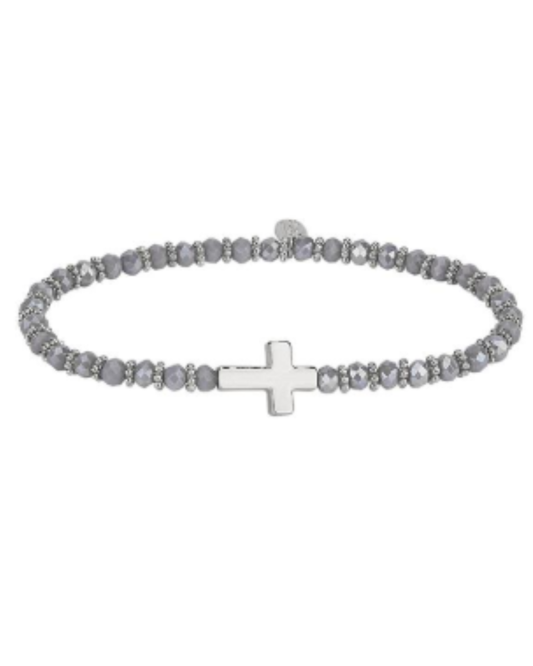 Silver Cross Bracelet