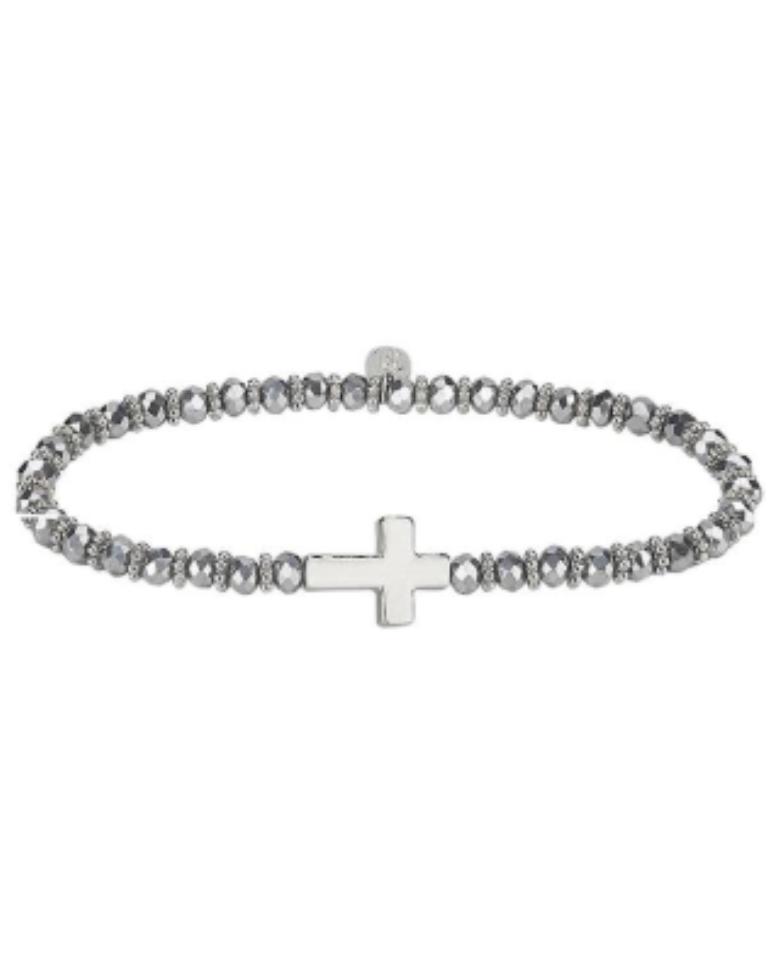 Silver Cross Bracelet