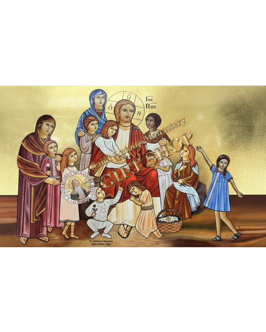Coptic Icon of Jesus & the Children