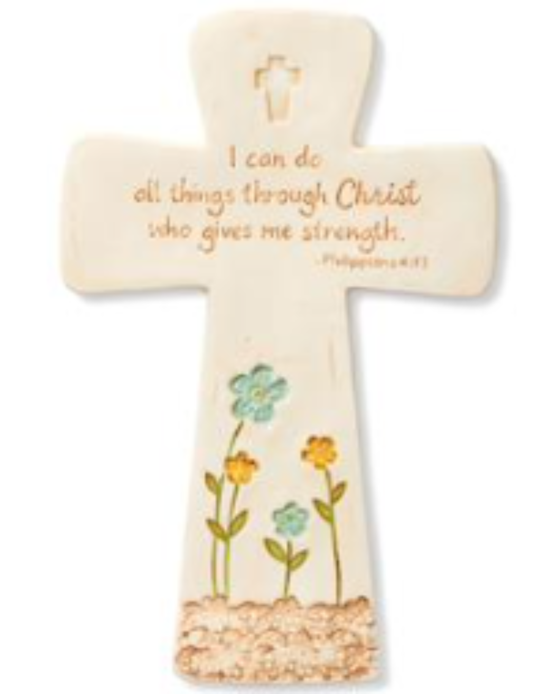 Through Christ Wall Cross