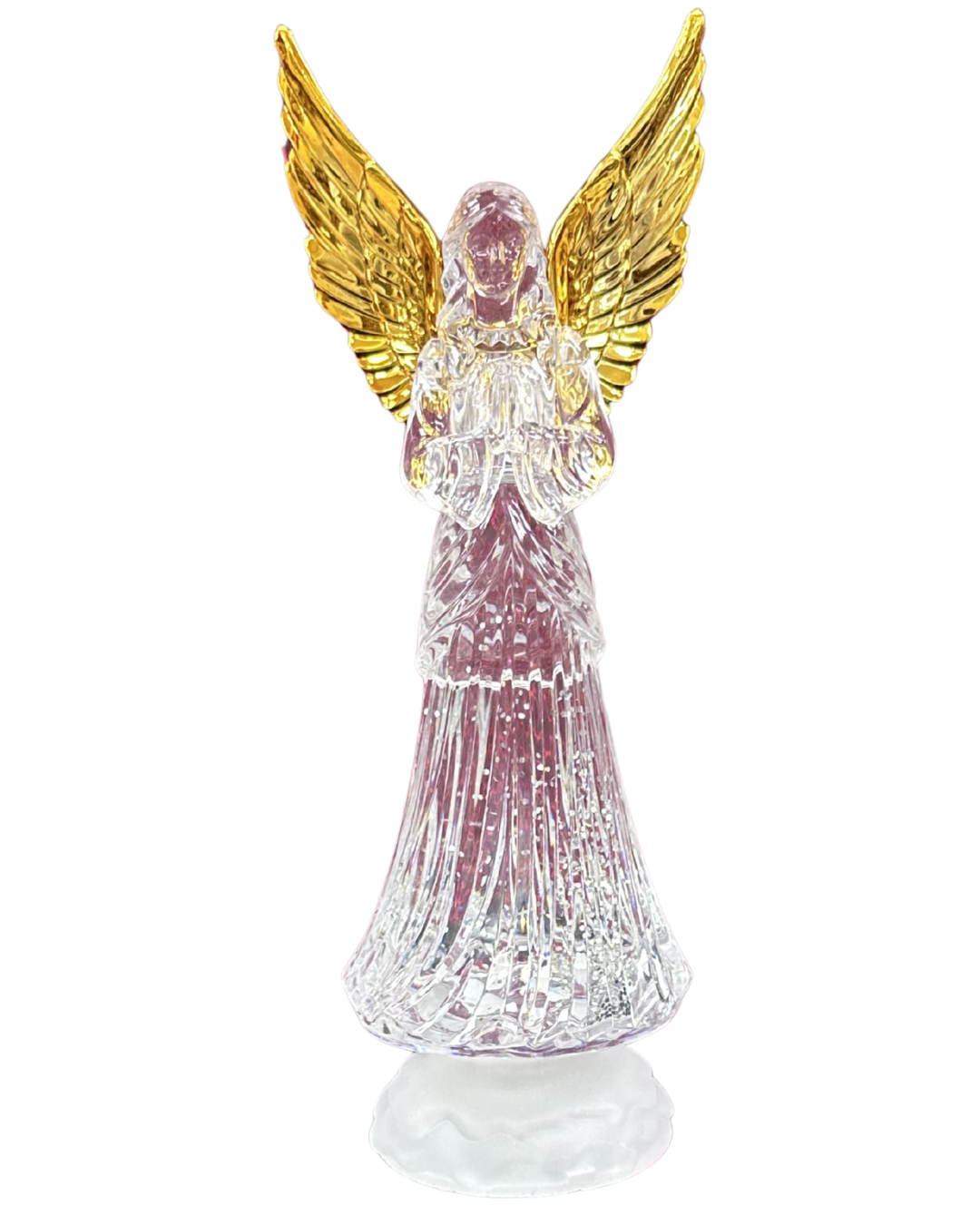 Angel with Swirling Glitter