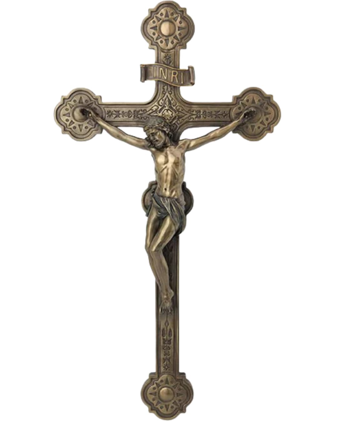 Cathedral Style Crucifix Wall Plaque