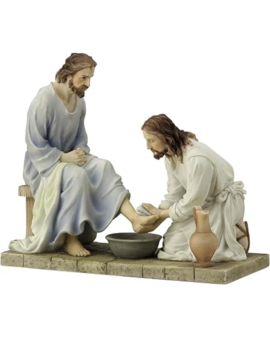 Jesus Washing His Disciple'S Feet (Light Color)