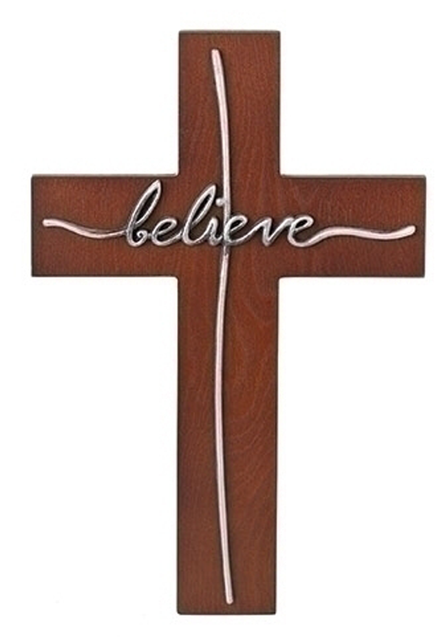 BELIEVE WORD CROSS