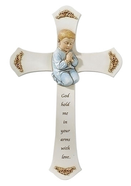 PRAYING BOY CROSS