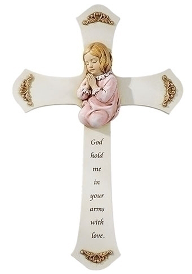 PRAYING GIRL CROSS