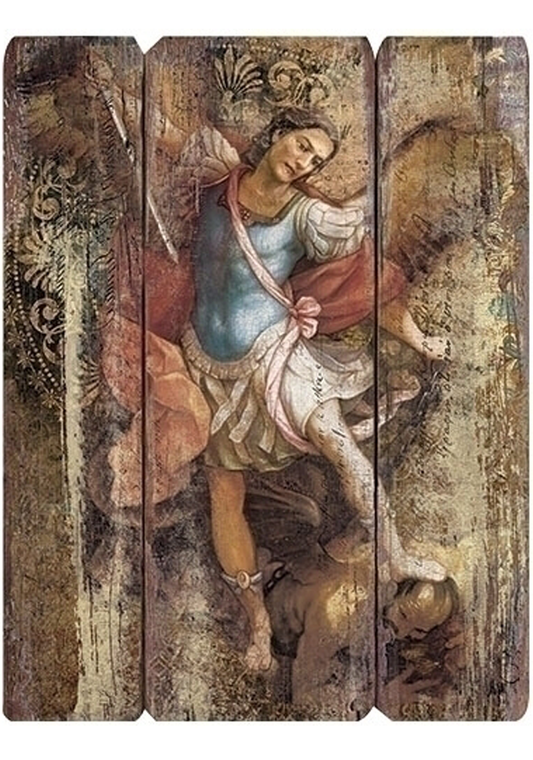 ARCHANGEL MICHAEL DECORATIVE PANEL