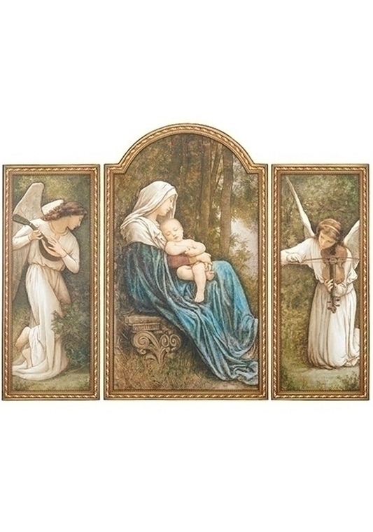 MADONNA W/ CHILD TRIPTYCH