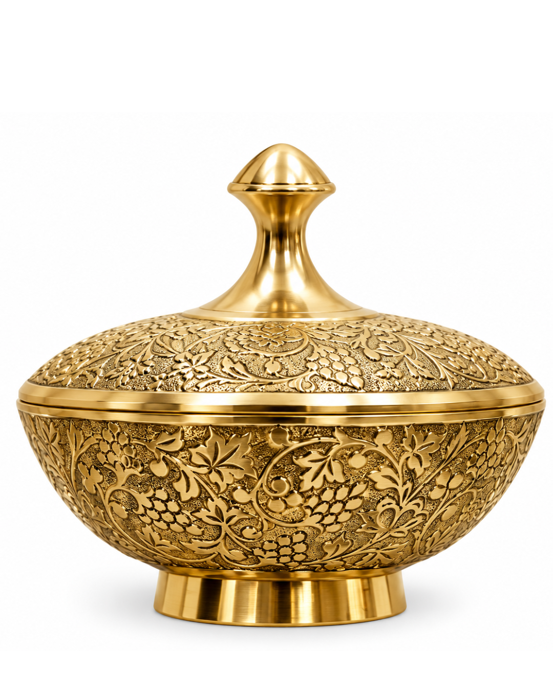 Grapevine incense bowl with lid