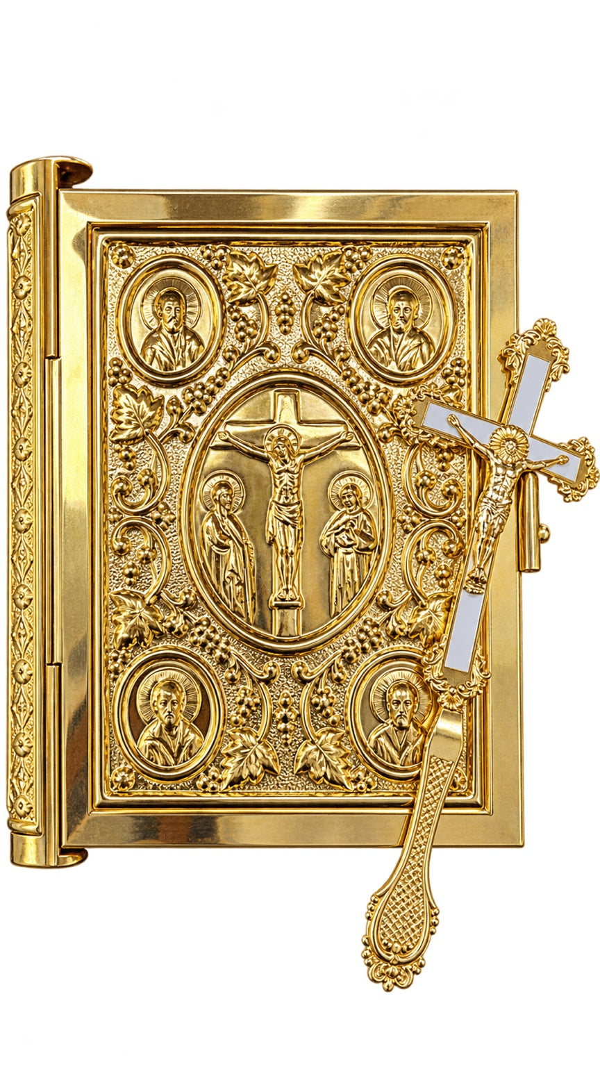 Greek Gospel Box Set with cross