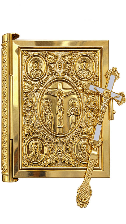 Greek Gospel Box Set with cross