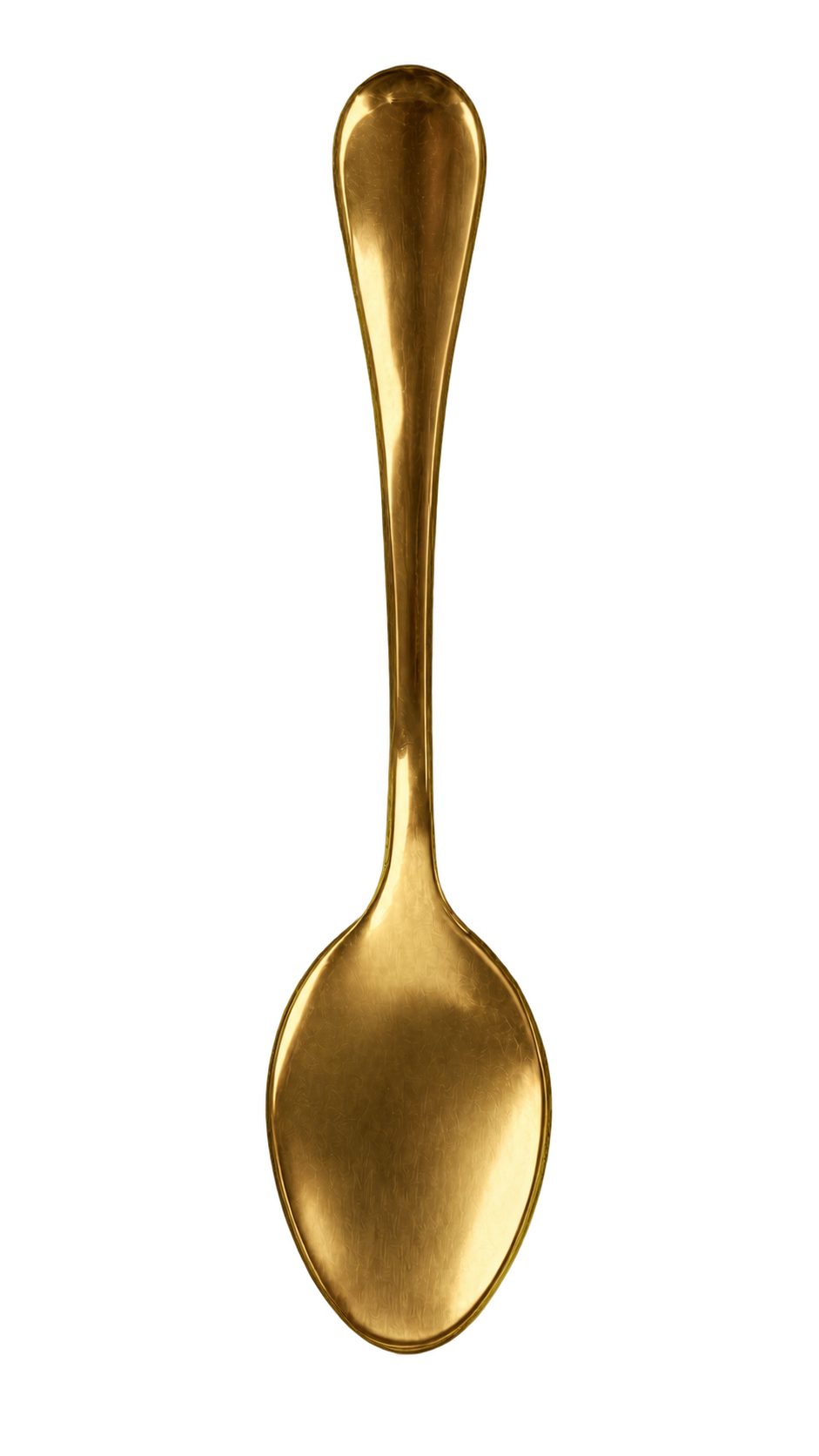 Plain incense spoon with bowl pointing down
