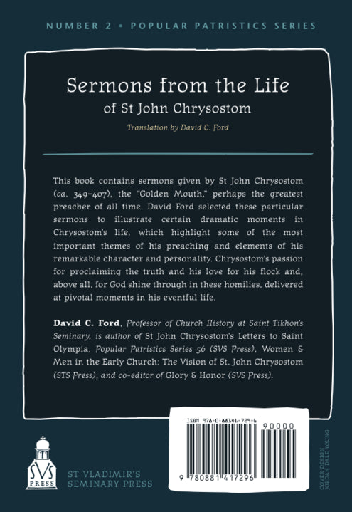 Sermons from the Life of St John Chrysostom